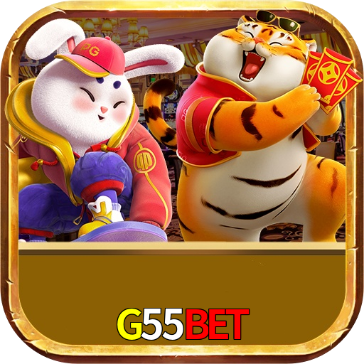 Imagem promocional da G55BET mostrando a plataforma e suas vantagens